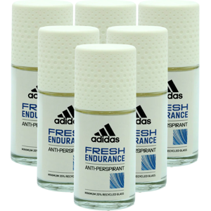 6 x 50ml Adidas Anti Perspirant Roll On for Women - Fresh Endurance 6 x 50ml Adidas Anti Perspirant Roll On for Women - Fresh Endurance