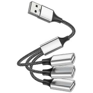 Unbranded USB to USB 2.0 OTG Adapter, Triple USB Port, USB A to 3 USB Ports Unbranded USB to USB 2.0 OTG Adapter, Triple USB Port, USB A to 3 USB Ports