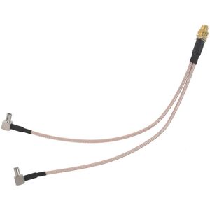 Unbranded SMA female to Y-type connector splitter and combiner cable, 2 x TS9 male, 8 inch Unbranded SMA female to Y-type connector splitter and combiner cable, 2 x TS9 male, 8 inch