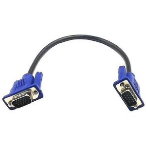 Unbranded 30cm VGA male to male extension cable for computer monitor, projector Unbranded 30cm VGA male to male extension cable for computer monitor, projector