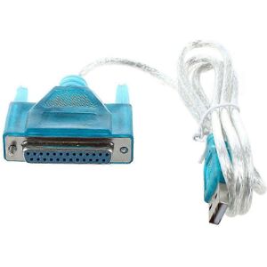 Unbranded USB to Printer Cable Adapter DB25 25-pin to Parallel Port Unbranded USB to Printer Cable Adapter DB25 25-pin to Parallel Port