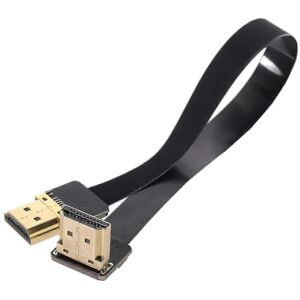Unbranded CYFPV FPV HDMI Male to 90D Angled HDMI Male Flat Cable for FPV HDTV Multicopter Unbranded CYFPV FPV HDMI Male to 90D Angled HDMI Male Flat Cable for FPV HDTV Multicopter