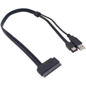 Unbranded USB power cable adapter for 22-pin SATA hard drives to 2.5-inch eSATA, optimized Unbranded USB power cable adapter for 22-pin SATA hard drives to 2.5-inch eSATA, optimized