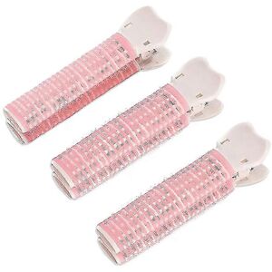 Unbranded Set of 3 volumizing clips for natural and fuzzy hair roots (pink) Unbranded Set of 3 volumizing clips for natural and fuzzy hair roots (pink)