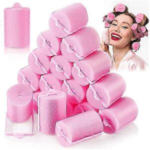 Unbranded Set of 18 sponge hair rollers, large styling rollers with soft foam, 4.0 cm Unbranded Set of 18 sponge hair rollers, large styling rollers with soft foam, 4.0 cm