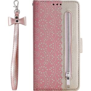 Kikidex (As show, One size) iPhone 13Pro Wallet Case for Women, DMaos Lace Synthetic Le Kikidex (As show, One size) iPhone 13Pro Wallet Case for Women, DMaos Lace Synthetic Le