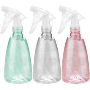 Unbranded Set of 3 empty 500ml plastic water spray bottles with fine mist and spray modes Unbranded Set of 3 empty 500ml plastic water spray bottles with fine mist and spray modes