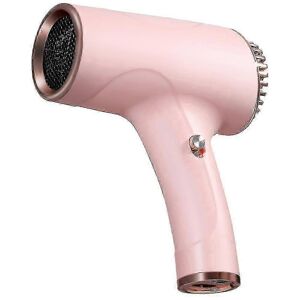 Unbranded (Pink) Rechargeable cordless hair dryer, portable, hot and cold air, for outdoor Unbranded (Pink) Rechargeable cordless hair dryer, portable, hot and cold air, for outdoor