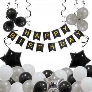 Kikidex (As show, One size) Birthday party atmosphere decoration balloon silver gray lux Kikidex (As show, One size) Birthday party atmosphere decoration balloon silver gray lux