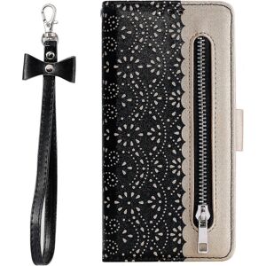 Kikidex (As show, One size) iPhone 11Pro Max Wallet Case for Women, Lace Synthetic Leat Kikidex (As show, One size) iPhone 11Pro Max Wallet Case for Women, Lace Synthetic Leat