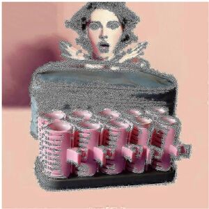 Unbranded Set of 10 extra thick ceramic electric heated rollers with ionic thermostat, for Unbranded Set of 10 extra thick ceramic electric heated rollers with ionic thermostat, for