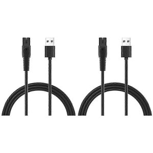 Unbranded Pack of 2 USB 5V 1A charging cables for electric shavers QP2724, QP2834, QP1924, Unbranded Pack of 2 USB 5V 1A charging cables for electric shavers QP2724, QP2834, QP1924,