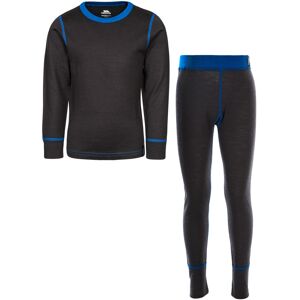 (3-4 Years, Dark Grey Blue) Trespass Bamba Kids Thermal Base Layer Set (3-4 Years, Dark Grey Blue) Trespass Bamba Kids Thermal Base Layer Set