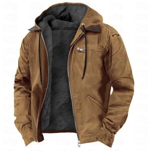 Unbranded (L, Camel) Men's Casual Padded Jacket Winter Warm Hooded Soft Comfort Coat Thick Unbranded (L, Camel) Men's Casual Padded Jacket Winter Warm Hooded Soft Comfort Coat Thick