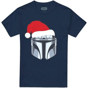 (4XL, Navy) Star Wars The Mandalorian Unisex Adult Mando Christmas T-Shirt (4XL, Navy) Star Wars The Mandalorian Unisex Adult Mando Christmas T-Shirt