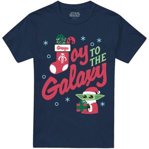 (XXL, Navy) Star Wars: The Mandalorian Unisex Adult Grogu Christmas T-Shirt (XXL, Navy) Star Wars: The Mandalorian Unisex Adult Grogu Christmas T-Shirt