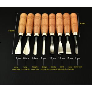 Unbranded 8 in 1 Wood Carving Tool Set Chisel Woodworking Multifunction Unbranded 8 in 1 Wood Carving Tool Set Chisel Woodworking Multifunction