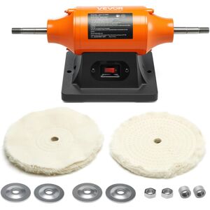 VEVOR 3/4HP Bench Buffer Polisher 8-inch Bench Polishing Buffing Machine 3450RPM VEVOR 3/4HP Bench Buffer Polisher 8-inch Bench Polishing Buffing Machine 3450RPM