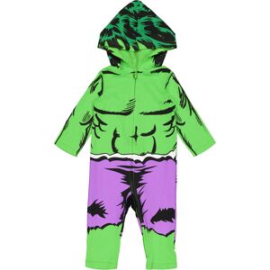 Marvel Avengers Hulk Toddler Boys Zip Up Cosplay Coverall 3T Marvel Avengers Hulk Toddler Boys Zip Up Cosplay Coverall 3T