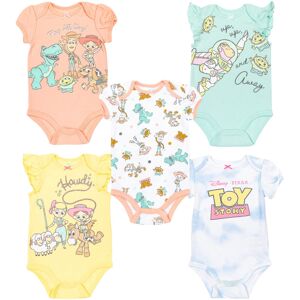 Disney Pixar Toy Story Woody Buzz Lightyear Newborn Baby Girls 5 Pack Short Slee Disney Pixar Toy Story Woody Buzz Lightyear Newborn Baby Girls 5 Pack Short Slee