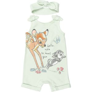 Disney Classics Bambi Toddler Girls Cuddly Sleeveless Romper & Headband Green 4T Disney Classics Bambi Toddler Girls Cuddly Sleeveless Romper & Headband Green 4T