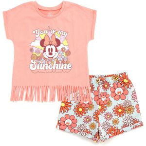 Disney Minnie Mouse Floral Infant Baby Girls T-Shirt and French Terry Shorts Out Disney Minnie Mouse Floral Infant Baby Girls T-Shirt and French Terry Shorts Out