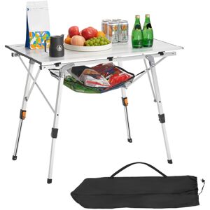 VEVOR Folding Camping Table Portable Roll Up Side Tables Lightweight Aluminum Be VEVOR Folding Camping Table Portable Roll Up Side Tables Lightweight Aluminum Be