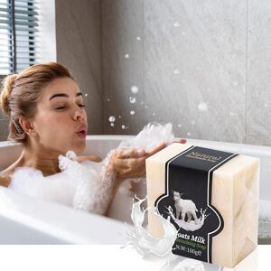 Unbranded (White) Goats Milk Soap Bar For Face Body Dark Spots Remover Deeping Cleansing N Unbranded (White) Goats Milk Soap Bar For Face Body Dark Spots Remover Deeping Cleansing N