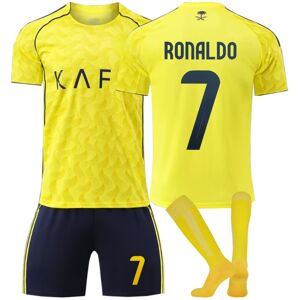 Unbranded (S(165-170CM)) Yellow Nassr Sport Socks Get Free Print #7 Ronaldo Yellow T-shirt Unbranded (S(165-170CM)) Yellow Nassr Sport Socks Get Free Print #7 Ronaldo Yellow T-shirt