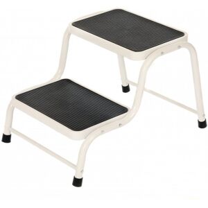 Oypla Double Caravan Step Stool Steel Non Slip Rubber Tread Safety Oypla Double Caravan Step Stool Steel Non Slip Rubber Tread Safety
