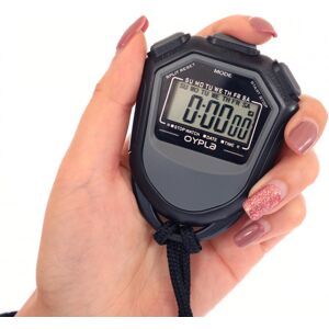 Oypla Black Digital Sports Timing Games Stopwatch Timer LCD Display Oypla Black Digital Sports Timing Games Stopwatch Timer LCD Display