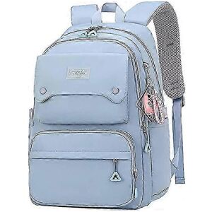 Unbranded Casual Backpack for Teen Girls, High School College, Laptop Travel Bag Blue Unbranded Casual Backpack for Teen Girls, High School College, Laptop Travel Bag Blue