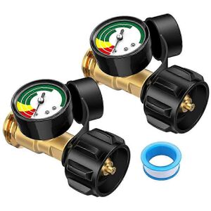 Unbranded Set of 2 propane tank level gauges, propane gauge, propane gas pressure gauge, p Unbranded Set of 2 propane tank level gauges, propane gauge, propane gas pressure gauge, p