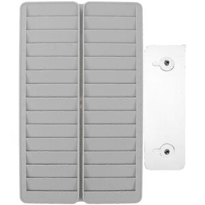 Unbranded Wall-mounted holder for attendance cards, retractable holder for office attendan Unbranded Wall-mounted holder for attendance cards, retractable holder for office attendan