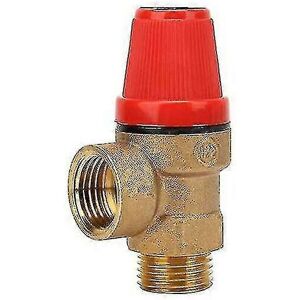 Unbranded 1/2" Male Relief Valves - Water/Oil/Gas (3 bar) Brass Safety Valve Unbranded 1/2" Male Relief Valves - Water/Oil/Gas (3 bar) Brass Safety Valve