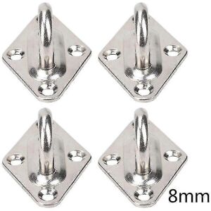 Unbranded (8 mm) 4 pieces 304 stainless steel ceiling wall mounting hook heavy-duty anchor Unbranded (8 mm) 4 pieces 304 stainless steel ceiling wall mounting hook heavy-duty anchor
