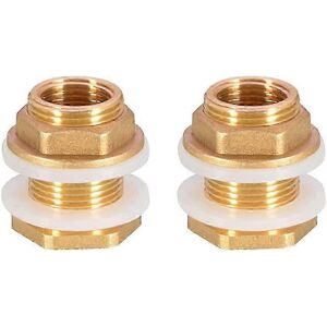 Unbranded pieces DN20 3/4 brass water tank hose fitting adapter tap rain bucket brass tank Unbranded pieces DN20 3/4 brass water tank hose fitting adapter tap rain bucket brass tank