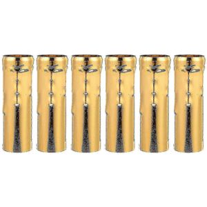 Unbranded (Gold)6pcs Chandelier Candle Sleeves E14 Candle Socket Covers Candelabra Base Co Unbranded (Gold)6pcs Chandelier Candle Sleeves E14 Candle Socket Covers Candelabra Base Co