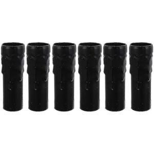 Unbranded (Black)6pcs E14 Candle Sockets for Chandelier, Candelabra Base Covers Unbranded (Black)6pcs E14 Candle Sockets for Chandelier, Candelabra Base Covers