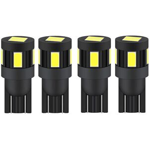 Kikidex (As show, One size) T10 w5w led bulb 12V 24V White 6000K, No Polarity Designed f Kikidex (As show, One size) T10 w5w led bulb 12V 24V White 6000K, No Polarity Designed f