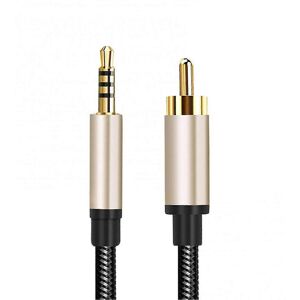 Unbranded 3.5mm Digital Coaxial Audio Cable (3 meters) - Lotus Head HD RCA Conversion Cabl Unbranded 3.5mm Digital Coaxial Audio Cable (3 meters) - Lotus Head HD RCA Conversion Cabl