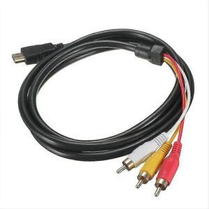 Unbranded For HDMI to RCA cable, for HDMI male to 3 RCA male audio/video cable, connector Unbranded For HDMI to RCA cable, for HDMI male to 3 RCA male audio/video cable, connector