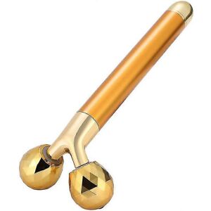 Unbranded Facial massage roller, 24-karat gold pulse facial roller, 3D T-shaped electric m Unbranded Facial massage roller, 24-karat gold pulse facial roller, 3D T-shaped electric m