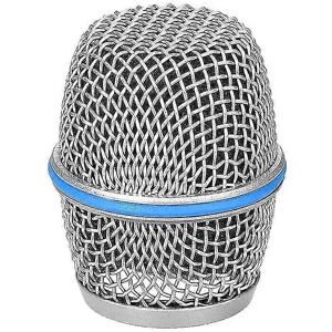 Kikidex (As show, One size) Microphone Replacement Head Steel Mesh Handheld Microphone G Kikidex (As show, One size) Microphone Replacement Head Steel Mesh Handheld Microphone G