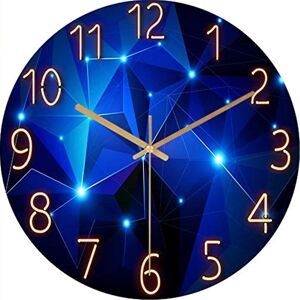 Kikidex (As show, One size) Modern Silent Quartz Wall Clock 30cm Battery Operated, for B Kikidex (As show, One size) Modern Silent Quartz Wall Clock 30cm Battery Operated, for B