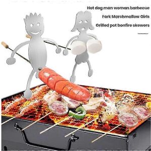 Unbranded Pack Stainless Steel Extendable Hot Dog and Marshmallow Sticks, Campfire Cooking Unbranded Pack Stainless Steel Extendable Hot Dog and Marshmallow Sticks, Campfire Cooking