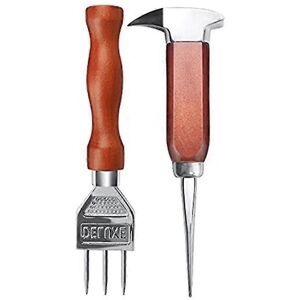 Unbranded Set of 2 ice picks with wooden handle, ice muddler and ice tongs, ideal for bars Unbranded Set of 2 ice picks with wooden handle, ice muddler and ice tongs, ideal for bars