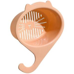 Unbranded (Pink) Multifunctional Anti-clog Fine Mesh Drain Basket with Cartoon Cat Shape H Unbranded (Pink) Multifunctional Anti-clog Fine Mesh Drain Basket with Cartoon Cat Shape H