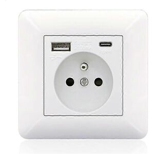 Unbranded French Type-C+USB16A Type 86 power strip, number of sockets: 2 holes, number of Unbranded French Type-C+USB16A Type 86 power strip, number of sockets: 2 holes, number of