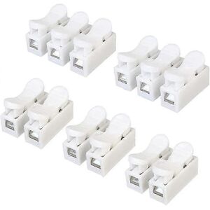 Unbranded Set of 62 spring-loaded connectors, self-locking quick-connect terminals, push-f Unbranded Set of 62 spring-loaded connectors, self-locking quick-connect terminals, push-f